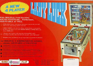 Lady Luck (Recel) - Advertisement Flyer - Front Image