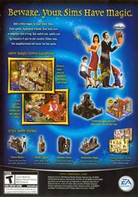 The Sims: Makin' Magic - Box - Back Image