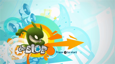 de Blob - Screenshot - Game Title Image