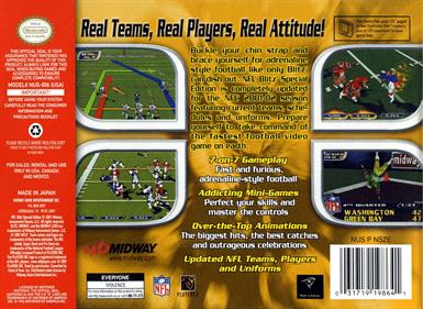 NFL Blitz: Special Edition - Box - Back Image