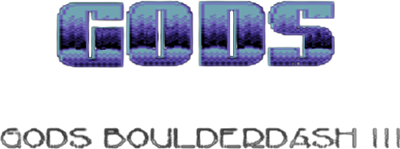 Gods Boulder Dash 3 - Clear Logo Image