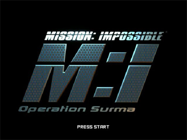 Mission: Impossible: Operation Surma - Screenshot - Game Title Image
