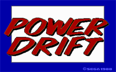 Power Drift - Screenshot - Game Title Image