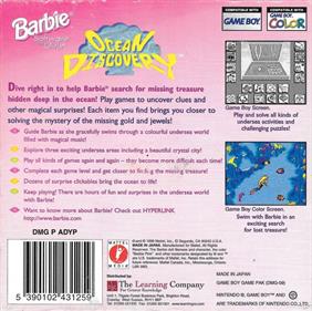 Barbie: Ocean Discovery - Box - Back Image