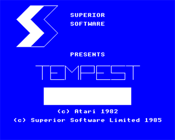 Tempest - Screenshot - Game Title Image