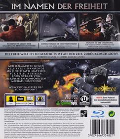 Turning Point: Fall of Liberty - Box - Back Image