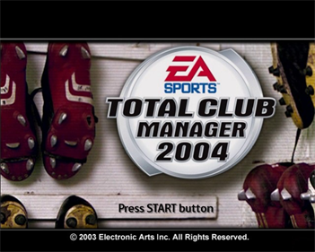 Total Club Manager 2004 - Screenshot - Game Title Image