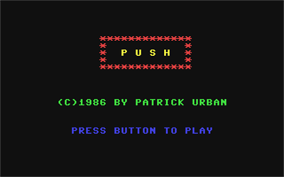 Push (Tronic Verlag) - Screenshot - Game Title Image