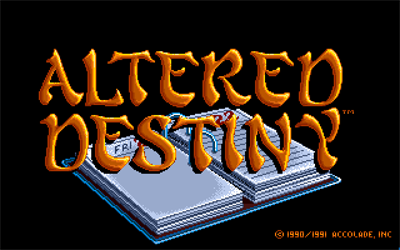 Altered Destiny - Screenshot - Game Title Image