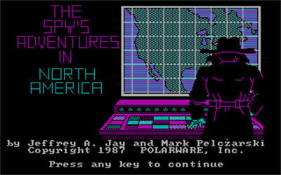 The Spy's Adventures in North America - Screenshot - Game Title Image