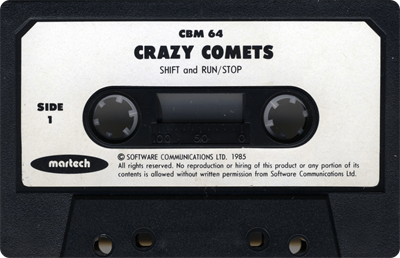 Crazy Comets - Cart - Front Image