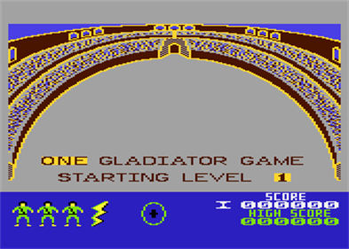 The Gladiator - Screenshot - Game Title Image