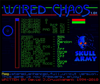 Wired Chaos - Screenshot - Game Select