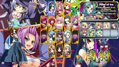 Koihime Enbu RyoRaiRai - Screenshot - Game Select
