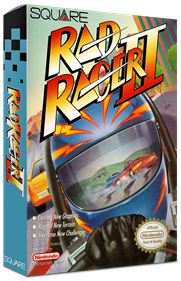 Rad Racer II - Box - 3D Image