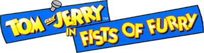 Tom and Jerry in Fists of Furry - Clear Logo Image