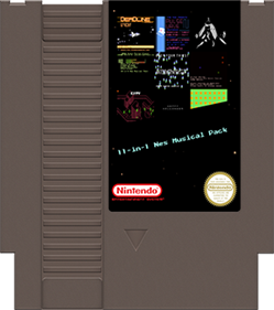 11-in-1 NES Musical Pack - Cart - Front Image