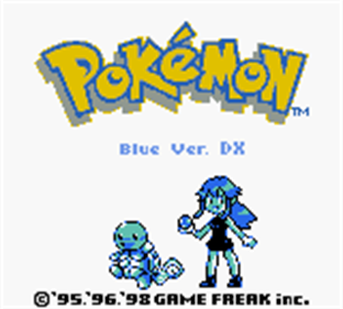 Pokémon Blue DX - Screenshot - Game Title Image