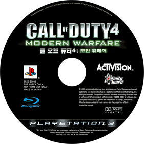 Call of Duty 4: Modern Warfare - Disc Image