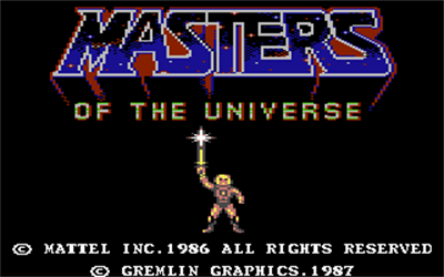 Masters of the Universe: The Movie - Screenshot - Game Title Image