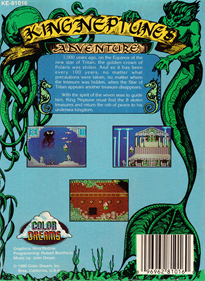 King Neptune's Adventure - Box - Back Image