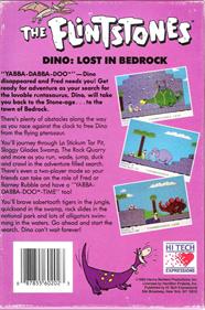 The Flintstones: Dino: Lost in Bedrock - Box - Back Image