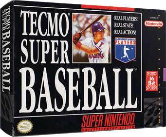 Tecmo Super Baseball - Box - 3D