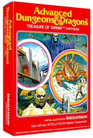 Advanced Dungeons & Dragons: Treasure of Tarmin Cartridge - Box - 3D Image