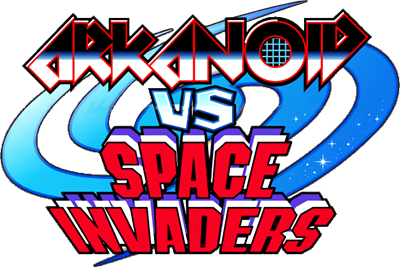 Arkanoid vs Space Invaders - Clear Logo Image