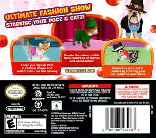 Petz Fashion Dogz & Catz - Box - Back Image