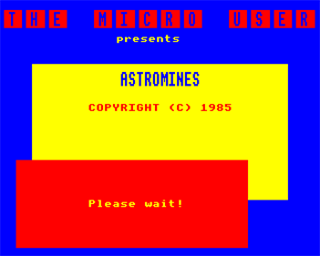 Astro Mines - Screenshot - Game Title Image