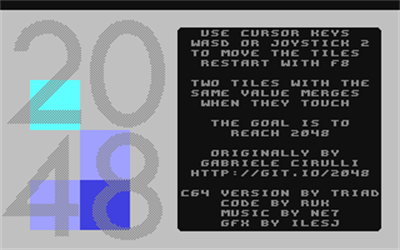 2048 (Per Anders Bäckström) - Screenshot - Game Title Image