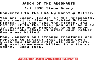 Jason of the Argonauts - Screenshot - Game Title Image