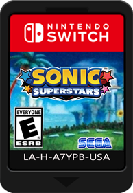 Sonic Superstars - Cart - Front Image