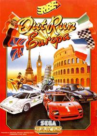 Out Run Europa - Advertisement Flyer - Front Image