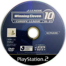 J.League Winning Eleven 10 + Europa League 06-07 - Disc Image