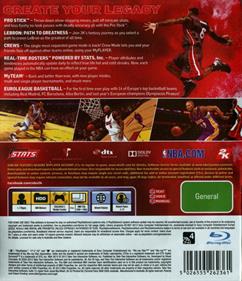 NBA 2K14 - Box - Back Image