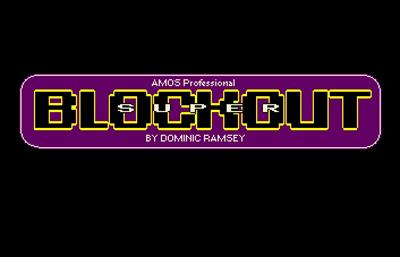 Super Blockout - Screenshot - Game Title Image