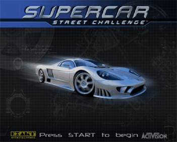 Supercar Street Challenge - Screenshot - Game Title Image