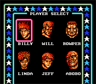 Double Dragon: Arcade - Screenshot - Game Select Image