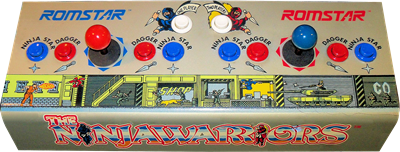 The Ninja Warriors - Arcade - Control Panel Image