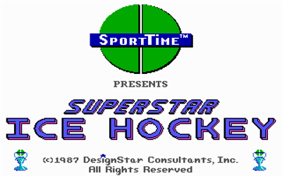 Superstar Ice Hockey - Screenshot - Game Title Image