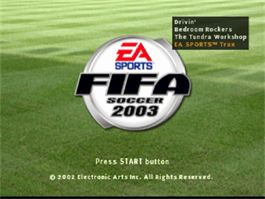 FIFA Soccer 2003 - Screenshot - Game Title Image