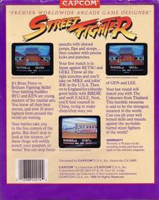 Street Fighter (US version) - Box - Back Image