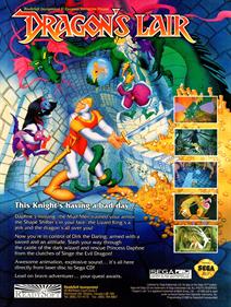 Dragon's Lair - Advertisement Flyer - Front Image