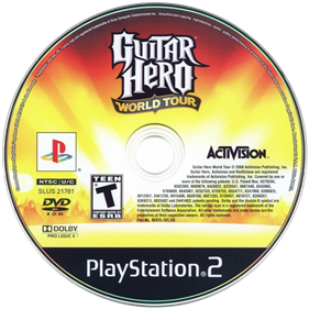 Guitar Hero: World Tour - Disc Image