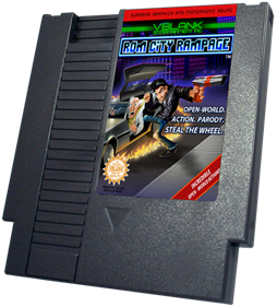 ROM City Rampage - Cart - 3D Image