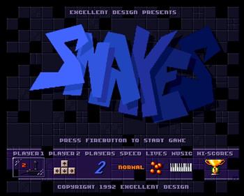 Snakes (Excellent Design) - Screenshot - Game Title Image