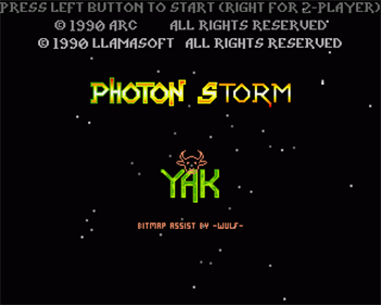 Photon Storm - Screenshot - Game Title Image