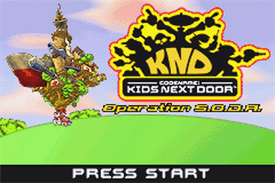 Codename: Kids Next Door: Operation S.O.D.A. - Screenshot - Game Title Image